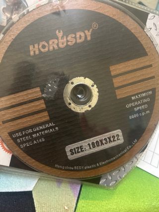 Disco de corte HORUSDY 180x3x22