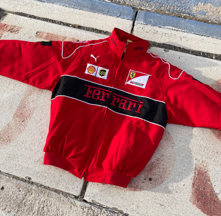 Chaqueta Ferrari Roja Puma Vintage Retro F1 Retro