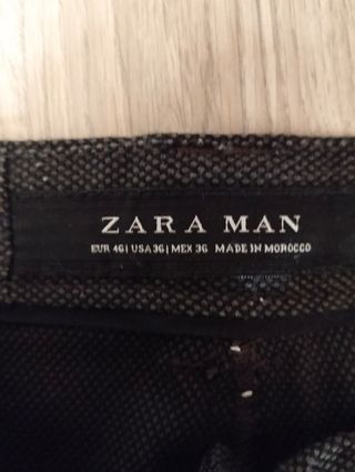Pantalones Zara Hombre Negros