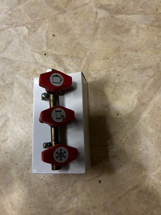 Grifo Gas 3 Válvulas Autocaravana