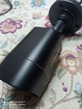 Cámara vigilancia y cableado