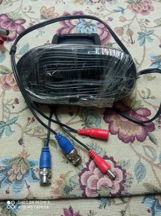 Cámara vigilancia y cableado