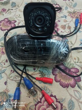 Cámara vigilancia y cableado