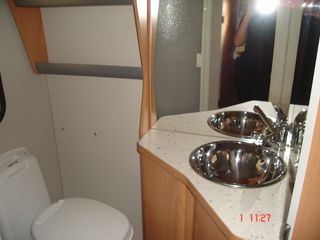 Caravana fija en Camping Joyel Noja