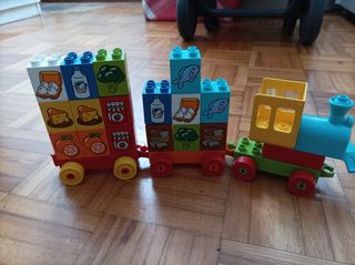 Caja de bloques de construcción con añadidos