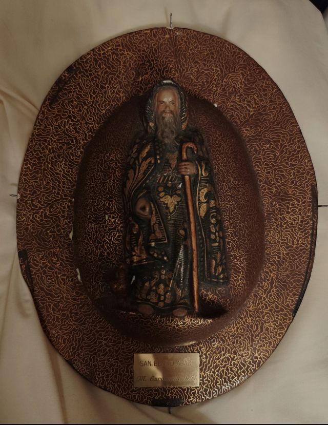 Talla San Benito Abad Manuel Escamilla