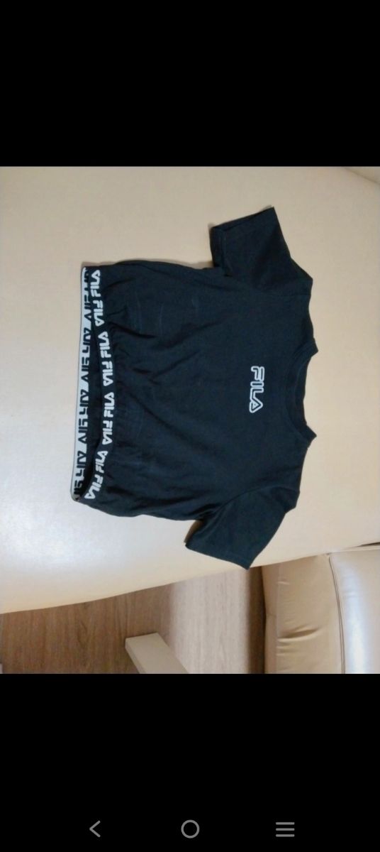 Camiseta deportiva Fila negra