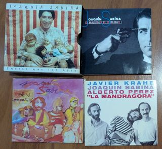 Lote Joaquín Sabina - 10 CDs + Libro 2 CD + Libro.