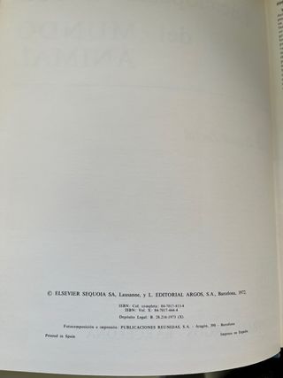 Enciclopedia del mundo animal