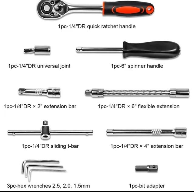 Juego de llaves de carraca