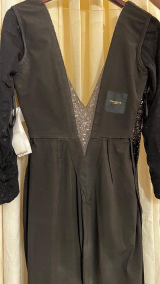 Vestido Pronovias Negro Pedrería Gala