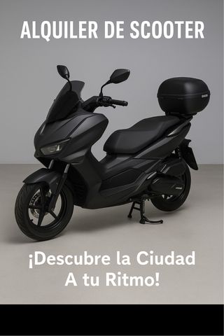 Alquiler Scooter 125. Por meses.