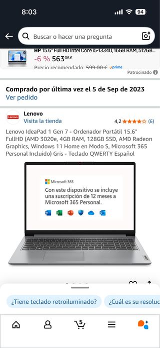 Lenovo NUEVO!!
