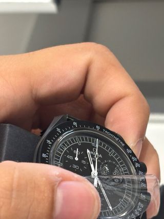 Omega x Swatch MoonSwatch Snoopy Negro