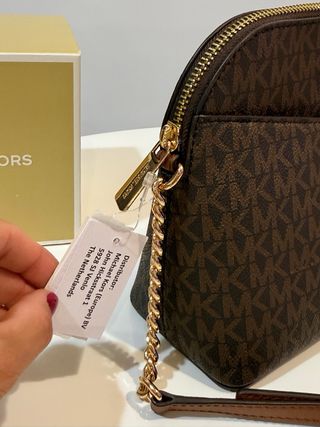 Bolso Michael Kors Marrón y Dorado