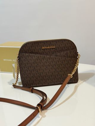 Bolso Michael Kors Marrón y Dorado