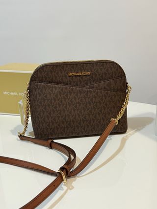 Bolso Michael Kors Marrón y Dorado