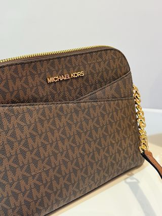 Bolso Michael Kors Marrón y Dorado