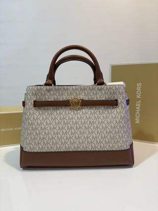 Bolso Michael Kors Beige y Marrón
