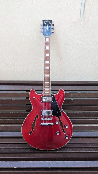 Harley Benton HB-35 Plus Guitarra Roja