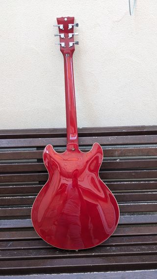 Harley Benton HB-35 Plus Guitarra Roja