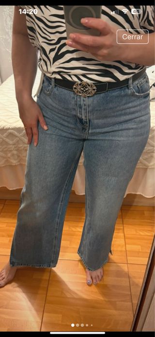 Vaqueros tiro alto