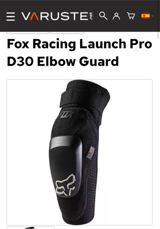 Coderas bicicleta Fox Launch Pro D30 Talla S