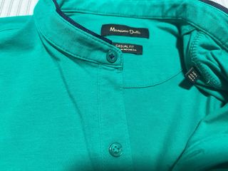 Polo Massimo Dutti Verde Talla M