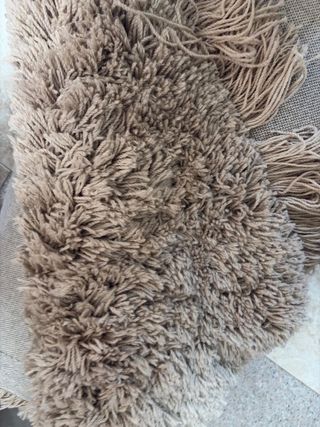 Alfombra pelo largo Westwing Dreamy Beige