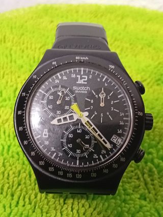 Cronografo Swatch Irony Nero