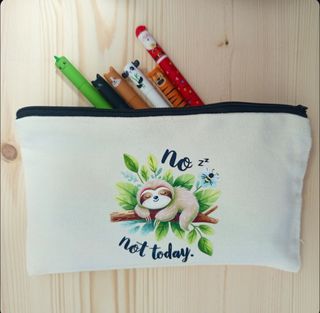 Neceser o estuche con imagen  de perezoso