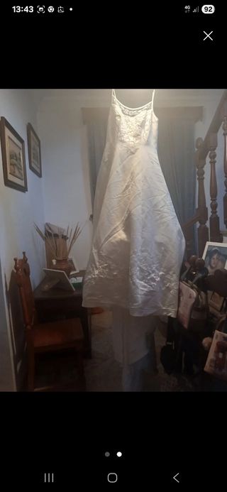 Vestido de Novia Blanco Talla 