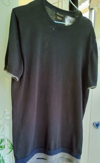 Camiseta punto Massimo Dutti manga corta hombre