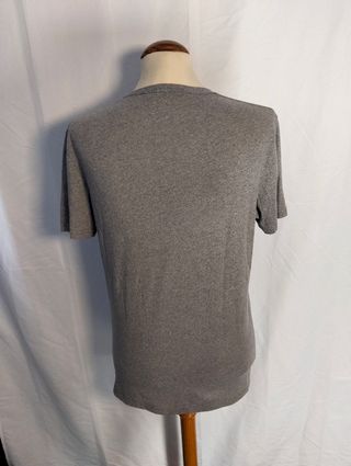 Camiseta Hollister Gris Talla M