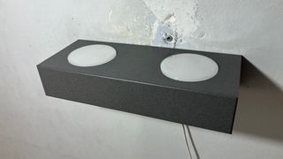 Lampada parete metallo bi-emissione