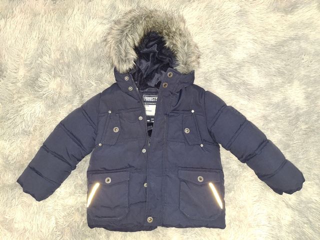 Abrigo/Parka niño azul marino