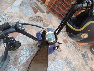 Bicicleta eléctrica estilo chopper