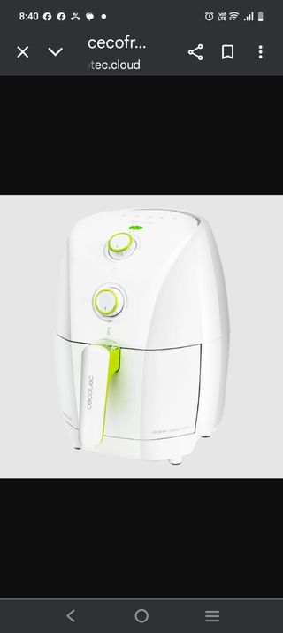 Cecofry Compact Rapid Cecotec Freidora de Aire