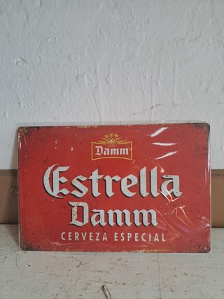Cartel Estrella Damm Vintage
