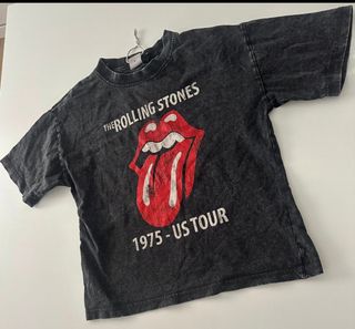 Camiseta de Niño Zara Rolling Stones 1975 US Tour