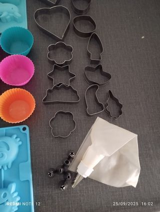 Lote Moldes Silicona y Metal Cocina