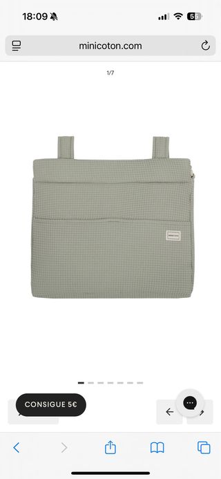 Bolso Icon Minicoton Lula Musgo