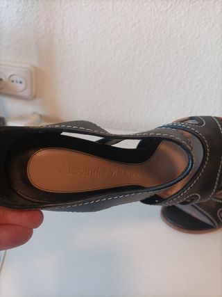 Sandalias Alexander McQueen Negras