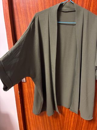 Kimono verde talla única