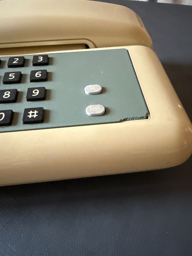 Telefono Sip vintage beige/grigio