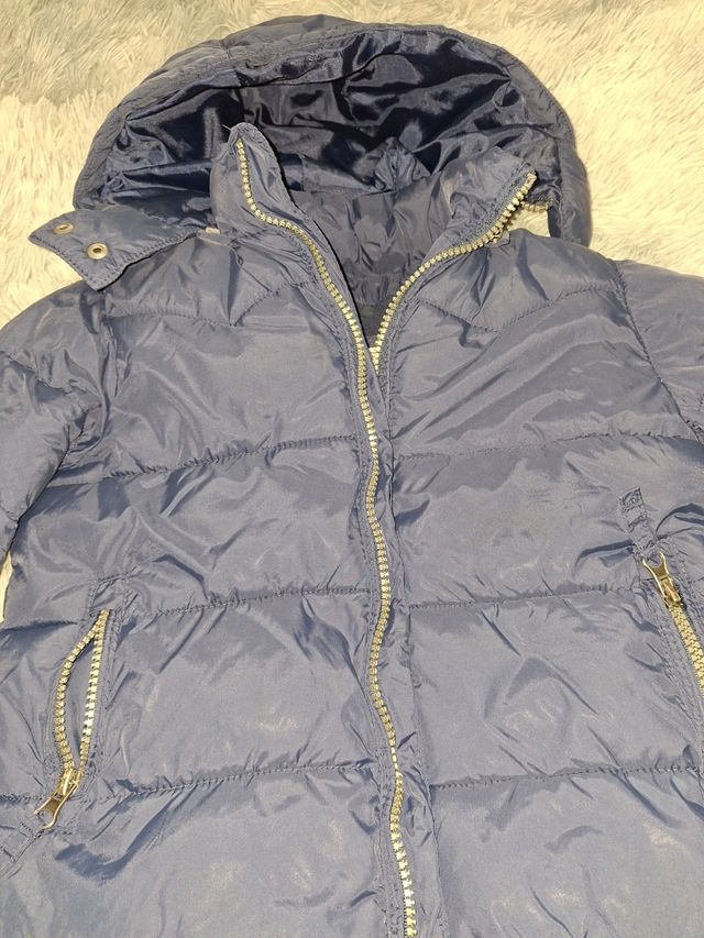 Plumífero niño azul marino