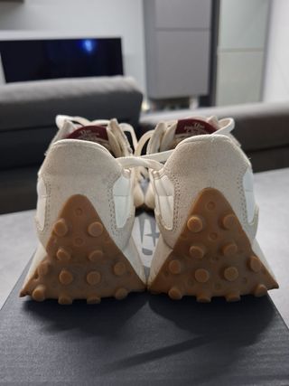 Sneakers New Balance donna beige/rosse