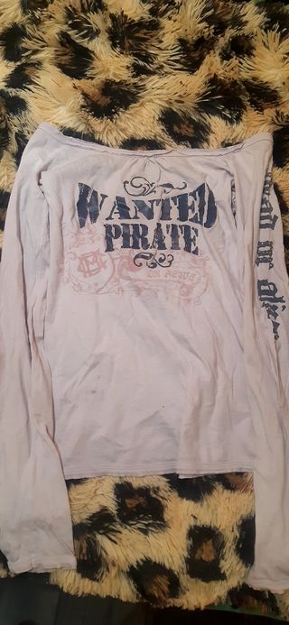 Camiseta Bershka Espalda Abierta Talla M