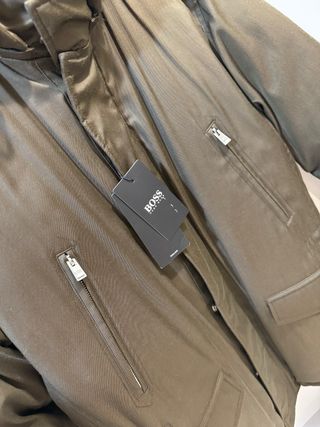 Abrigo Hugo Boss Verde Oliva Hombre