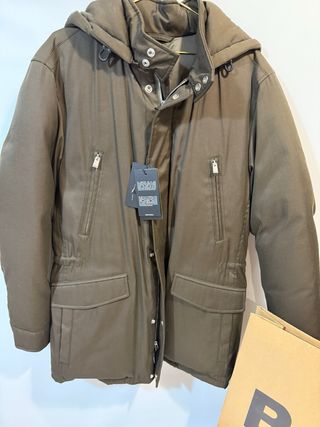 Abrigo Hugo Boss Verde Oliva Hombre